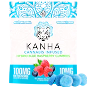 Kanha - Blue Raspberry (H) - Gummy - 10 Pack - 100mg