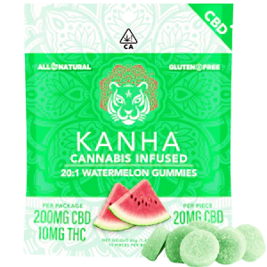 KANHA - Kanha - CBD - Watermelon 20:1 - Gummy - 10 Pack - 210mg