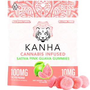 KANHA - Kanha - Pink Guava (S) - Gummy - 10 Pack - 100mg