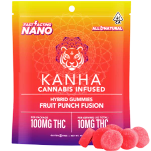 KANHA - Kanha - Fruit Punch Nano (H) - Gummy - 100mg
