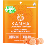 Kanha - Blood Orange Bliss Vegan Nano (I) - Gummy - 10 Pack - 100mg