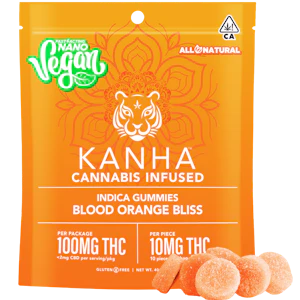 KANHA - Kanha - Blood Orange Bliss Vegan Nano (I) - Gummy - 10 Pack - 100mg