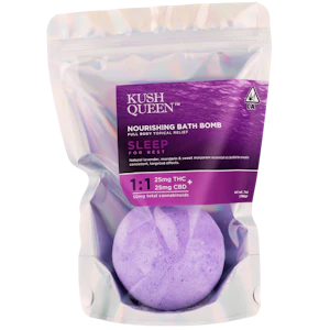 Kush Queen - Kush Queen - Sleep 1:1 - Bath Bomb - 50mg