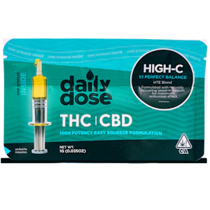 Daily Dose - Daily Dose - Balance - THC:CBD - Syringe - 1g