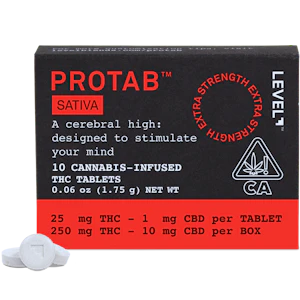 LEVEL - Level Protab - Sativa - Tablets - 10 Pack - 250mg