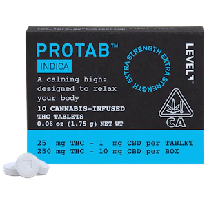 LEVEL - Level Protab - Indica - Tablets - 10 Pack - 250mg