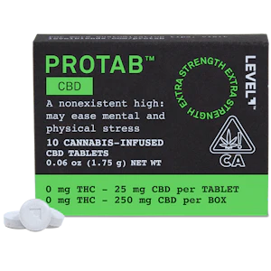 LEVEL - Level Protab - CBD - Tablets - 10 Pack - 250mg