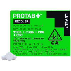 LEVEL - Level Protab - Recover - Tablets - 10 Pack - 280mg