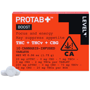 LEVEL - Level Protab - Boost  - Tablets - 10 Pack - 320mg