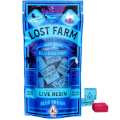 Kiva - Lost Farm Chews - Blueberry x Blue Dream (S) - 100mg