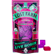 Kiva - Lost Farm Chews - Cherry Lime x GMO (I) - Live Rosin - 100mg