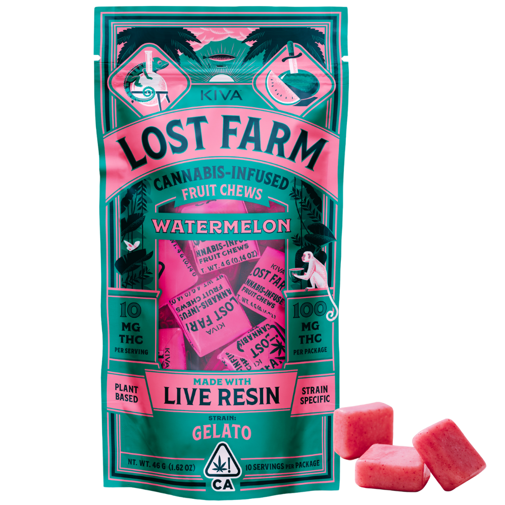 Kiva — Lost Farm Chews - Watermelon X Gelato