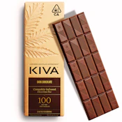 Kiva - Bar - Dark Chocolate - 100mg