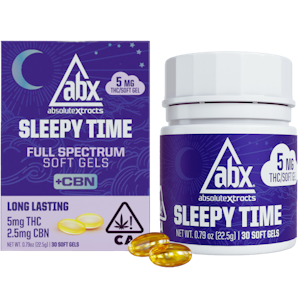 ABX - ABX - Sleepy Time - Soft Gels - 5mg - 30pk