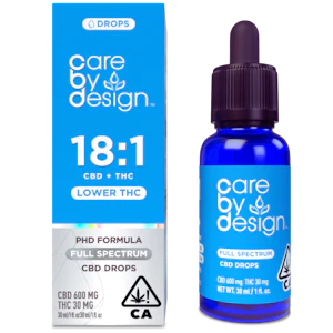 Care By Design - Care By Design - 18:1 - CBD Tincture - 30ml