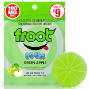Froot - Single - Sour Green Apple (H) - Gummy - 100mg