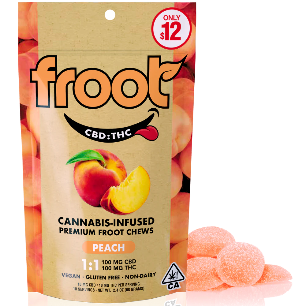 Froot - Froot - Peach CBD - Gummy - 100mg Main Image