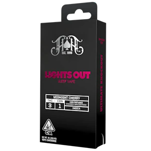 Heavy Hitters - Heavy Hitters - CBN - Midnight Cherry Lights Out - Cart - 1g