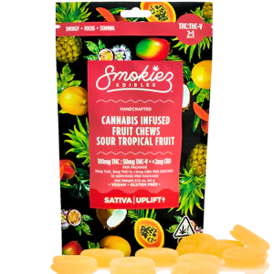 SMOKIEZ - Smokiez - Sour Tropical Fruit - Gummy - 100mg 