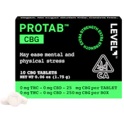 Level Protab - CBG - Tablets - 10 Pack - 260mg