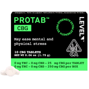 LEVEL - Level Protab - CBG - Tablets - 10 Pack - 260mg
