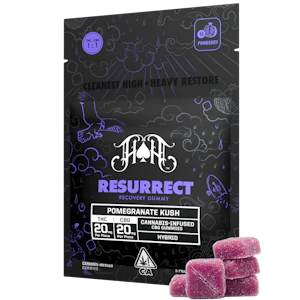 Heavy Hitters - Heavy Hitters - Resurrect CBG Pomegranate Kush - Gummy - 5 Pack - 100mg