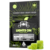 Heavy Hitters - Green Crack THCV Lights On - Gummy - 5 Pack - 100mg