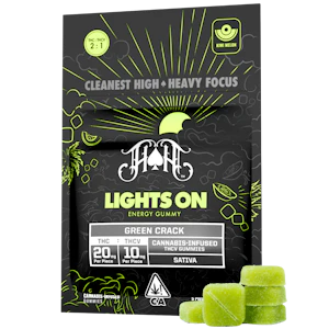 Heavy Hitters - Heavy Hitters - Green Crack THCV Lights On - Gummy - 5 Pack - 100mg
