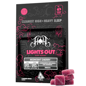Heavy Hitters - Heavy Hitters - Midnight Cherry Lights Out CBN Gummy - 5 Pack - 200mg