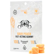 Heavy Hitters - Sour Peach (S) - Gummies - 100mg