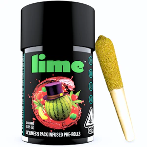Lime - Lime - Watermelon Runtz (H) - 5pk - Infused Joints - 3g