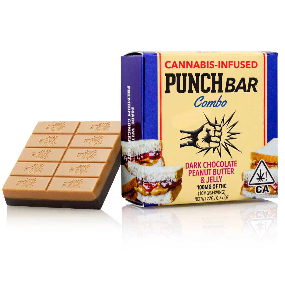 Punch - Punch Bar - Peanut Butter Jelly Dark Chocolate - 100mg Main Image