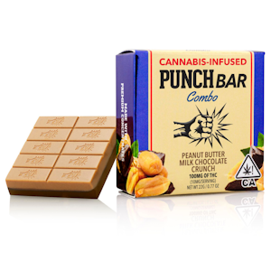 Punch - Punch Bar - Peanut Butter Milk Chocolate - 100mg