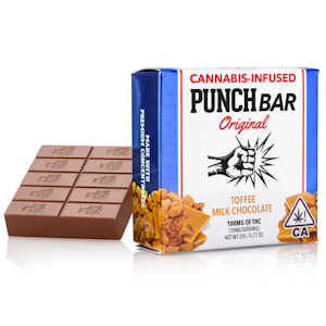 Punch - Punch Bar - Toffee Milk Chocolate - 100mg