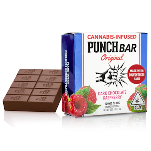 Punch - Punch Bar - Raspberry Dark Chocolate - 100mg