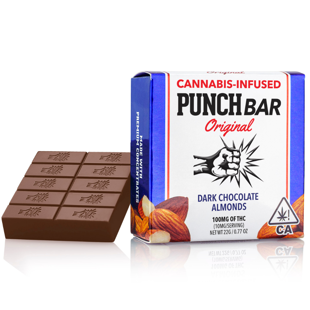 Punch Bar - Almond Dark Chocolate - 100mg