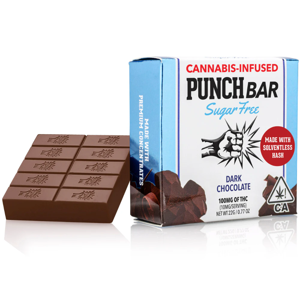 Punch - Punch Bar - Sugar Free Dark Chocolate - 100mg Main Image