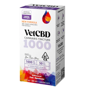 VETCBD - Vet CBD - Regular Strength 1000CBD:50THC - 60ml
