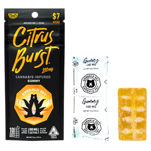 Emerald Sky - Emerald Sky - Single - Citrus Burst (S) - Gummy - 100mg