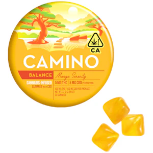 KIVA - Kiva - Camino - Mango Serenity CBD - Gummy - 100mg