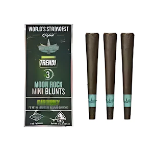Presidential - Presidential Moonrock - Mini - Cap Junky (H) - Infused Blunt - 3 Pack - 2.1g