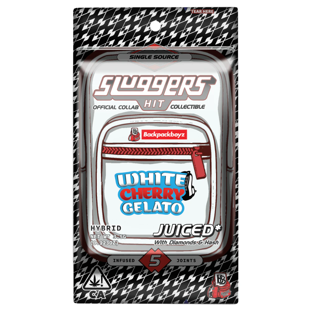 Sluggers OLD - Sluggers x Backpackboyz - White Cherry Gelato - Infused Joint - 5pk - 3.5g Main Image
