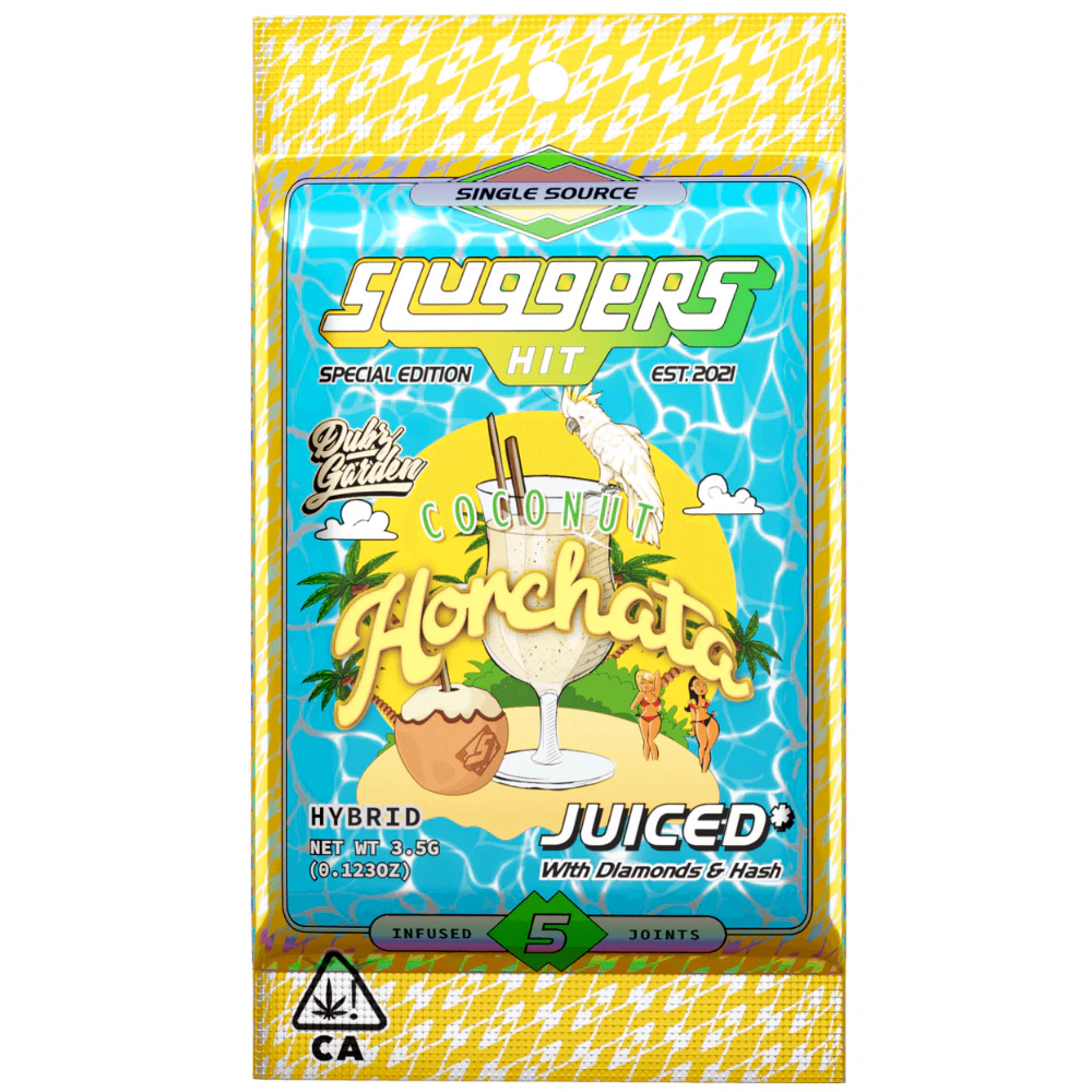 Sluggers OLD - Sluggers x Dubz Garden - Coconut Horchata (H) - Infused Joints - 5pk - 3.5g Main Image