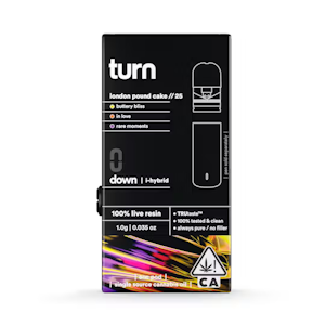 TURN - Turn - Disposable - Live Resin - London Pound Cake - 1G