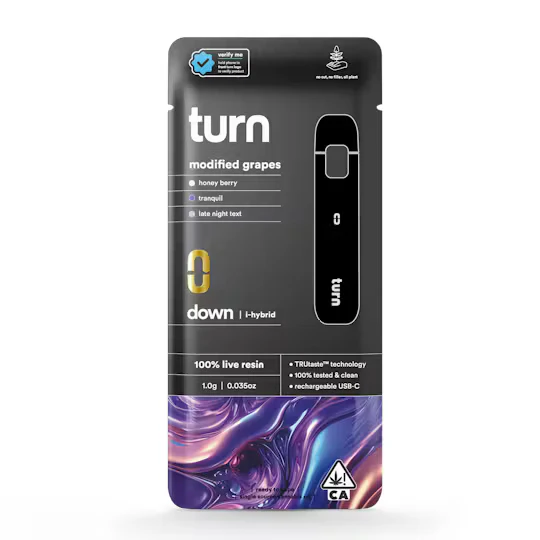 turn - Turn - AIO - Live Resin - Modified Grapes - 1G Main Image