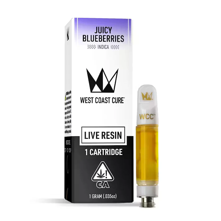West Coast Cure - West Coast Cure - Cartridge - Juicy Blueberries - Live Resin - 1G Main Image