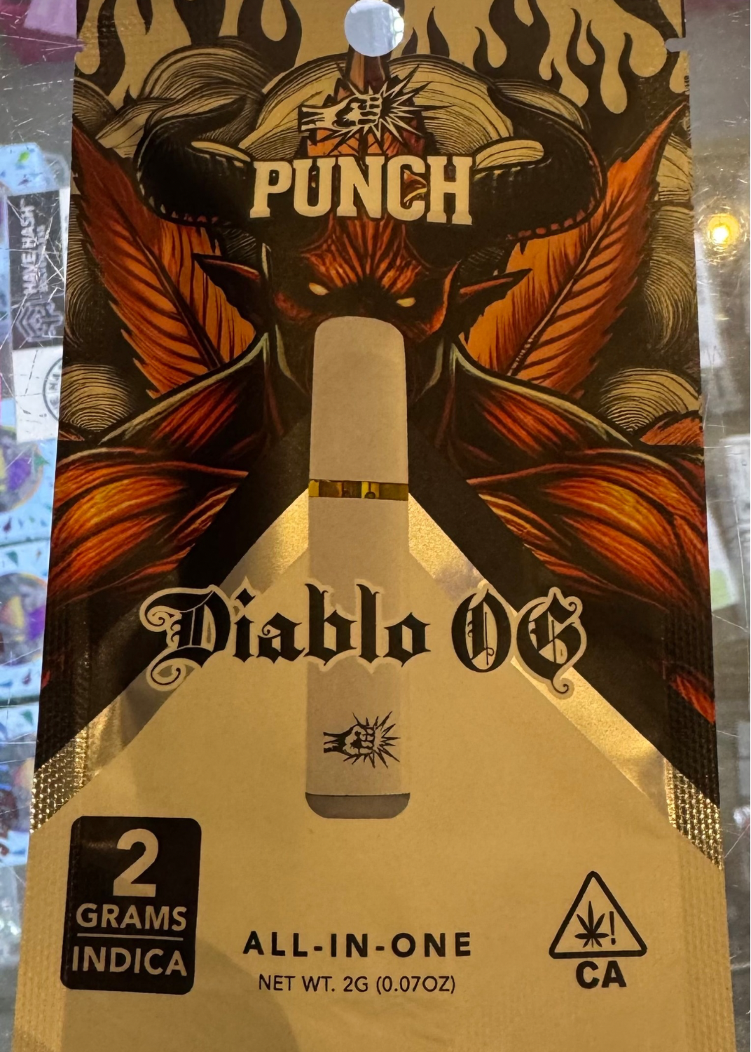 Punch - 2g Distillate AIO - Diablo OG (2g)