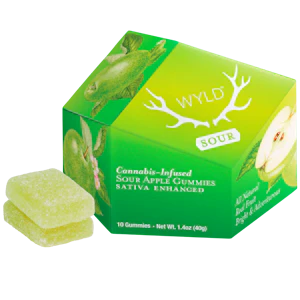 WYLD - Wyld - Sour Apple (S) - Gummy - 100mg
