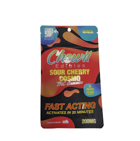 Chewii | Sour Cherry | 200 mg Gummies