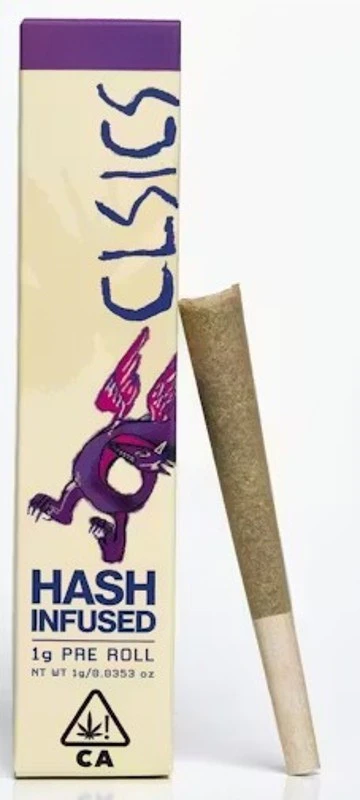 CLSICS - CLSICS: Stardust Sorbet 1g Hash Infused Pre-Roll (H) Main Image